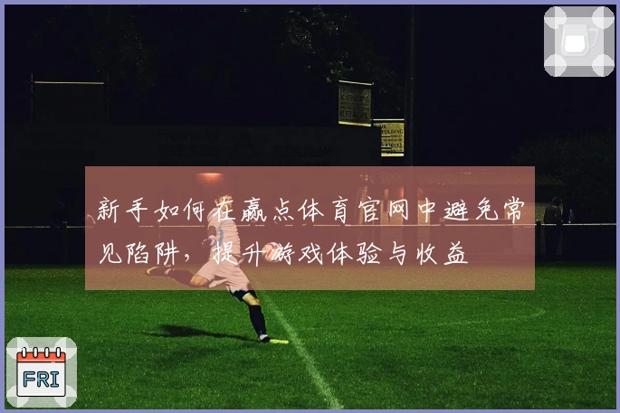 新手如何在赢点体育官网中避免常见陷阱，提升游戏体验与收益